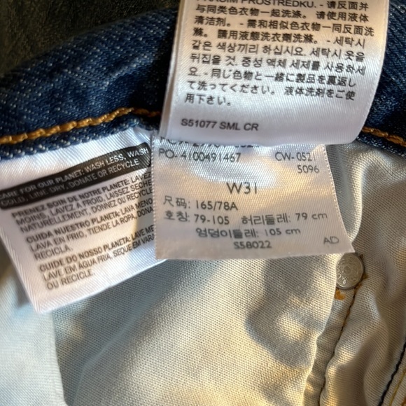 Levi’s 501 original cutoff Jean shorts - Picture 4 of 5